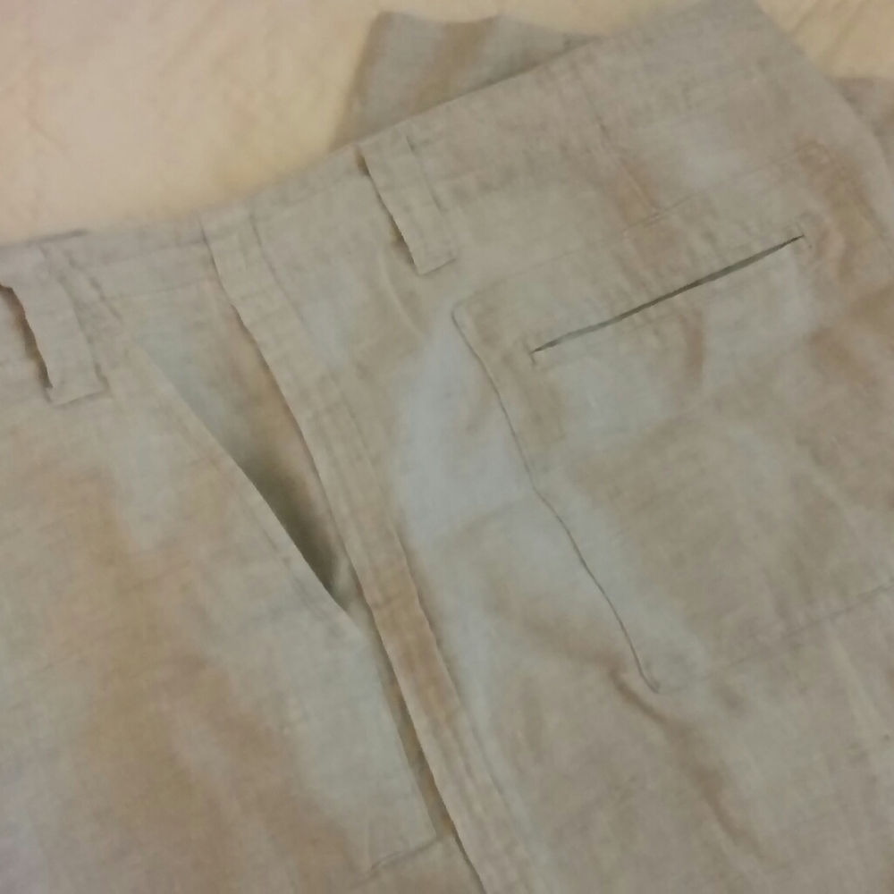 Talbots Linen capri